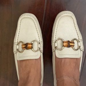 Gucci white drivers